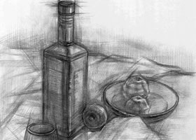 結(jié)構(gòu)素描的寫生步驟范例（三）