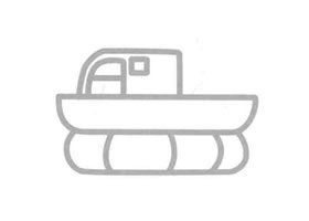 氣墊船簡(jiǎn)筆畫