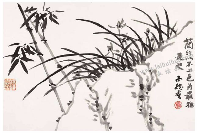 蘭草的寫(xiě)意畫(huà)法04