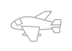 轟炸機(jī)簡(jiǎn)筆畫
