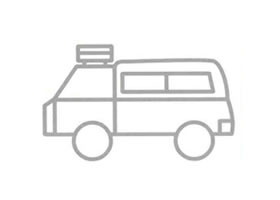 旅行車簡(jiǎn)筆畫