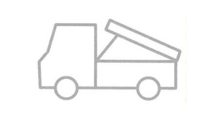 翻斗車簡(jiǎn)筆畫法步驟05