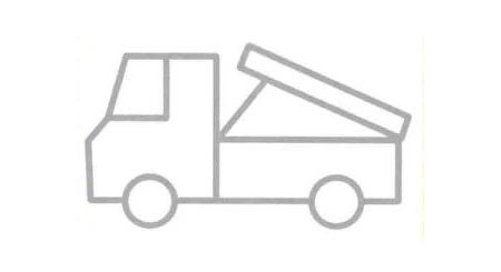翻斗車簡(jiǎn)筆畫法步驟06