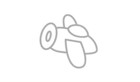 雙翼飛機簡筆畫法步驟04
