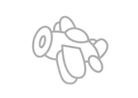 雙翼飛機(jī)簡(jiǎn)筆畫(huà)
