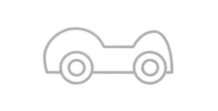 敞篷車簡筆畫法步驟03