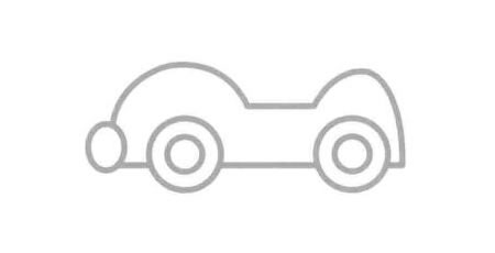 敞篷車簡筆畫法步驟04