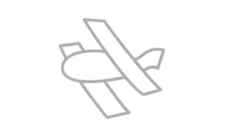 滑翔機(jī)簡(jiǎn)筆畫法步驟02