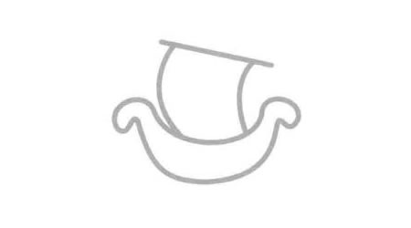 漿船簡(jiǎn)筆畫法步驟02
