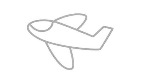 飛機(jī)（客機(jī)）簡(jiǎn)筆畫(huà)法步驟04