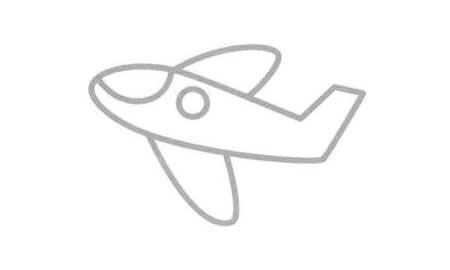 飛機(jī)（客機(jī)）簡(jiǎn)筆畫(huà)法步驟05