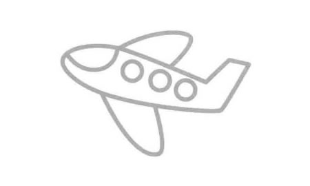 飛機(jī)（客機(jī)）簡(jiǎn)筆畫(huà)法步驟07