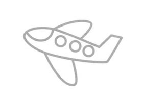 飛機(jī)簡筆畫（二）