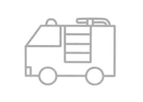 消防車簡筆畫