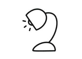 臺(tái)燈簡(jiǎn)筆畫(huà)（二）