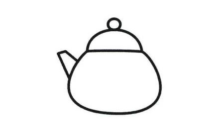 茶壺簡(jiǎn)筆畫法步驟04