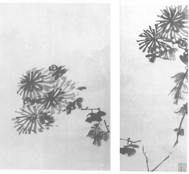 八大山人墨菊?qǐng)D