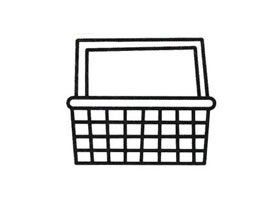 竹籃簡(jiǎn)筆畫(huà)