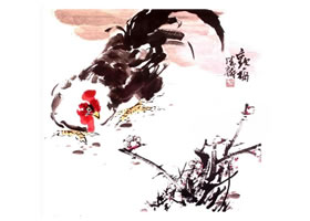 林成翰《觀梅圖》畫(huà)法步驟