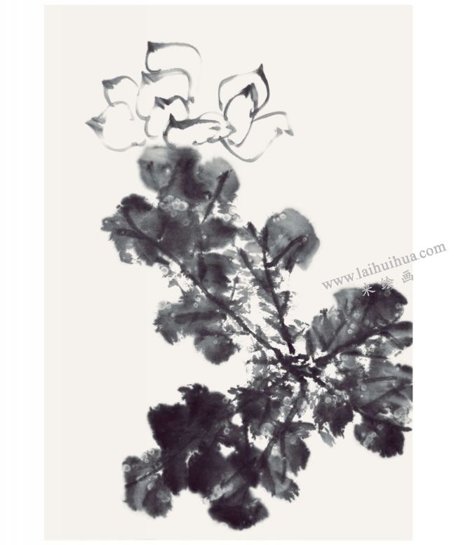 郭書(shū)仁《清水出芙蓉》畫法步驟03
