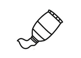 牙膏簡(jiǎn)筆畫(huà)