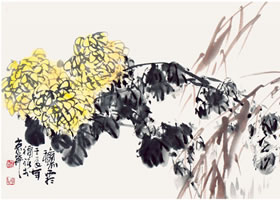 張福祺《秋霜》畫(huà)法