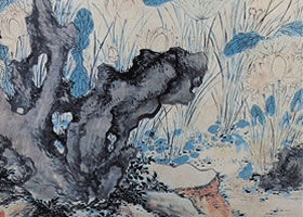 陳淳《溽暑蒲蒸苦晝長圖》軸賞析