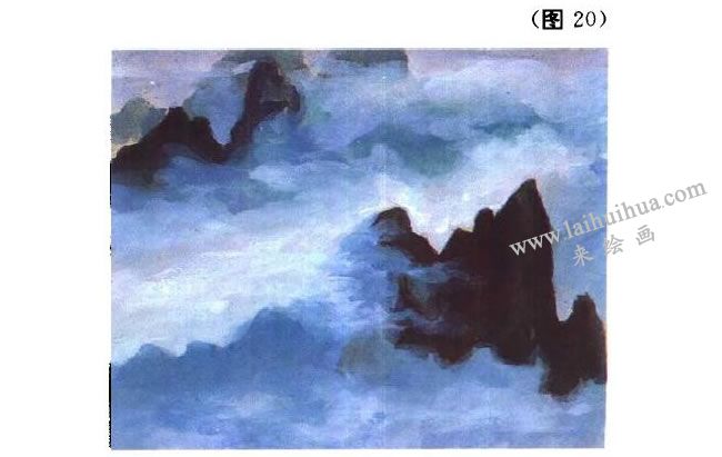 水粉畫(huà)濕畫(huà)法
