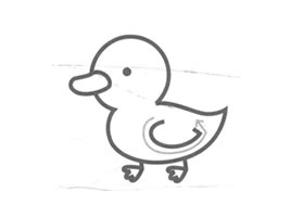 小鴨子的兒童畫法（二）