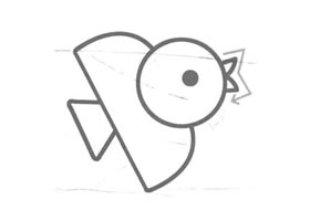 小鳥的兒童畫法（二）