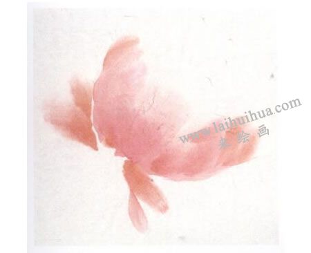 粉色牡丹花畫法步驟圖示01