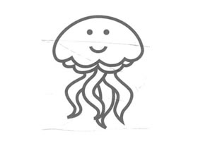 水母兒童畫法（二）