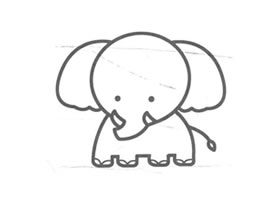 大象兒童畫法（三）