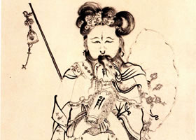 陳洪綬《準提佛母法像》欣賞