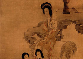 陳洪綬《調梅圖》欣賞