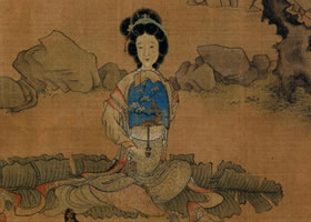 陳洪綬《何天章行樂圖》欣賞
