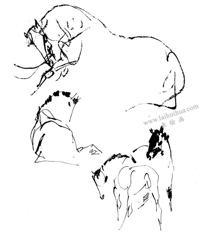 速寫(xiě)畫(huà)馬，簡(jiǎn)筆速寫(xiě)