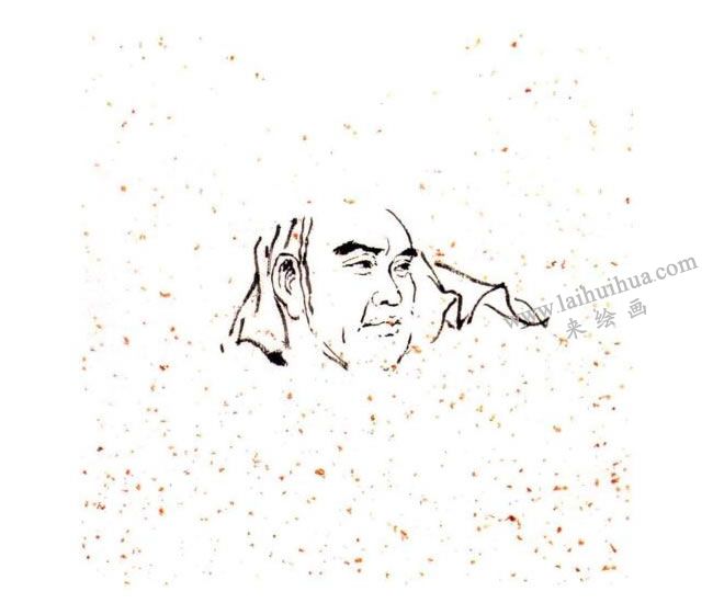《采菊?qǐng)D》步驟圖01