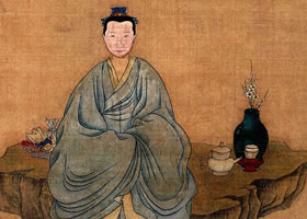 陳洪綬《來魯直夫人像》欣賞