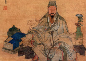陳洪綬《來魯直小像》欣賞