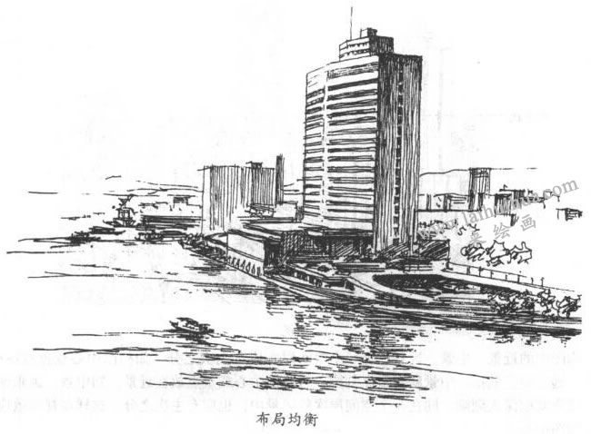 素描建筑風(fēng)景構(gòu)圖規(guī)律