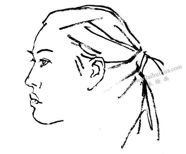 中國(guó)寫(xiě)意人物畫(huà)技法一級(jí)步驟圖03