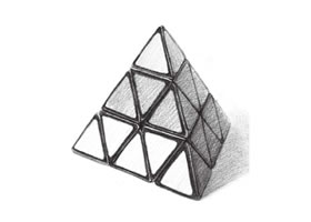 魔方素描畫法步驟