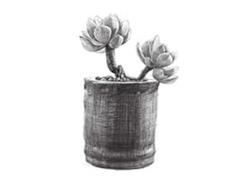黃麗素描畫法步驟