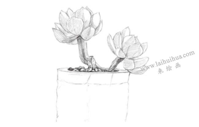 黃麗素描畫法步驟03