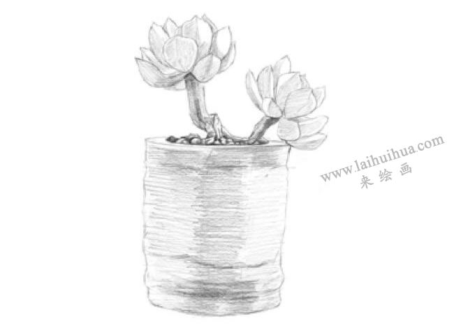 黃麗素描畫法步驟04