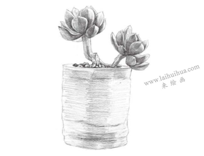 黃麗素描畫法步驟05