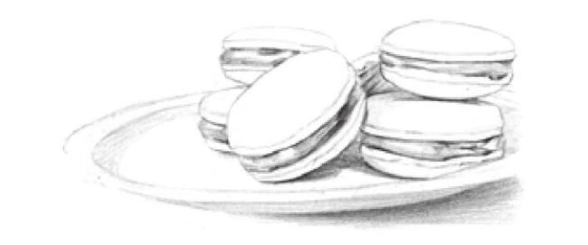 馬卡龍素描畫(huà)法步驟03