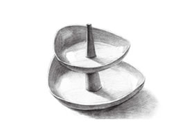 果盤素描畫法