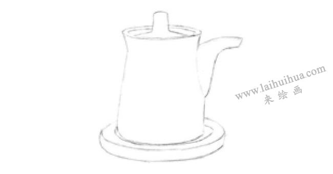 調(diào)料瓶素描畫(huà)法步驟01
